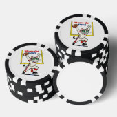 Meow-der Bowl Kampioen Kat Voetbal Poker Chips (Opstapeling)