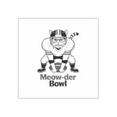 Meow-der Bowl Rubberstempel (Afrduk)