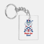 Meow-der Bowl Sleutelhanger (Voorkant Links)