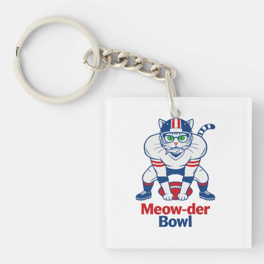 Meow-der Bowl Sleutelhanger (Voorkant)