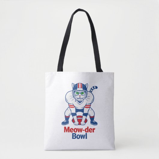 Meow-der Bowl Tote Bag (Voorkant)
