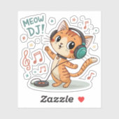Meow DJ Sticker (Vel)