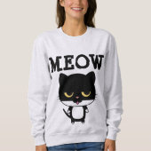MEOW Funny Cat T-shirts (Voorkant)