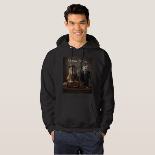 Meow & Go – Grappige Reis Katten Hoodie Beschrijvi