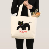 Meow Grote Tote Bag (Voorkant (product))