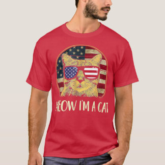 Meow i a cat Meow Kat Funny Cats ma and Cat Da T-shirt