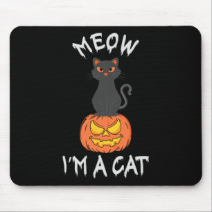 Meow ik ben een Schattigee Halloween kostuum voor  Muismat