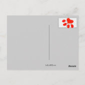 Meow is het Going Cartoon Cat Briefkaart (Achterkant)