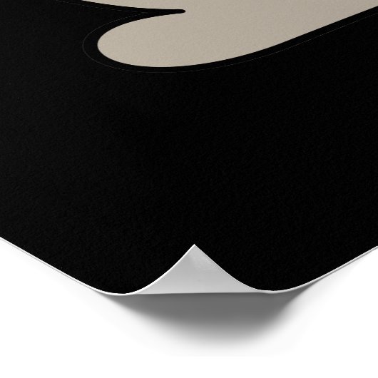 Meow is it Goin Funny Cat Pun Dark BG Poster (Hoek)