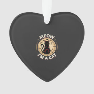 Meow Kat Halloween Grafisch Ontwerp_1 Ornament