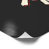 Meow Kat Halloween Grafisch Ontwerp_1 Perfect Poster (Hoek)