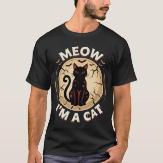 Meow Kat Halloween Grafisch Ontwerp_1 T-shirt