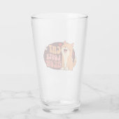 Meow Kat Liefhebber - oranje kat Glas (Achterkant)