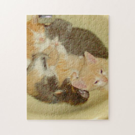 Meow Katten 4 Puzzle Legpuzzel (Verticaal)