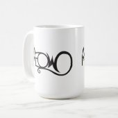 Meow Kattentypografie Koffiemok (Voorkant links)