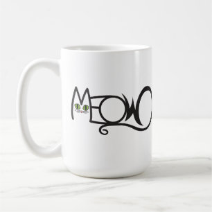 Meow Kattentypografie Koffiemok