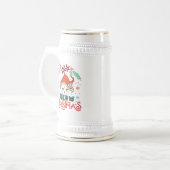Meow Kerstmis, prettige kerst Bierpul (Voorkant links)