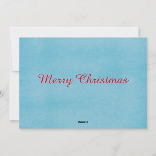 Meow Kerstmis, prettige kerst Feestdagenkaart (Achterkant)