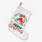 Meow Kerstmis, prettige kerst Kleine Kerstsok (Voorkant (Hangend))