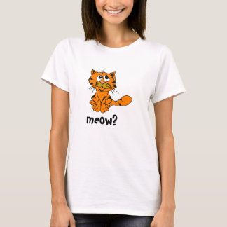 meow kitten t-shirt
