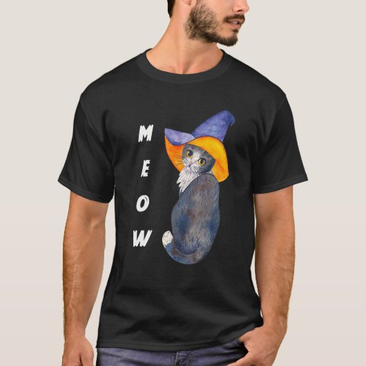 Meow Kitty Kat T-shirt (Voorkant)