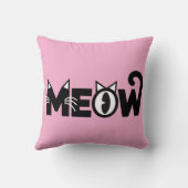 Meow Kussen (Achterkant)