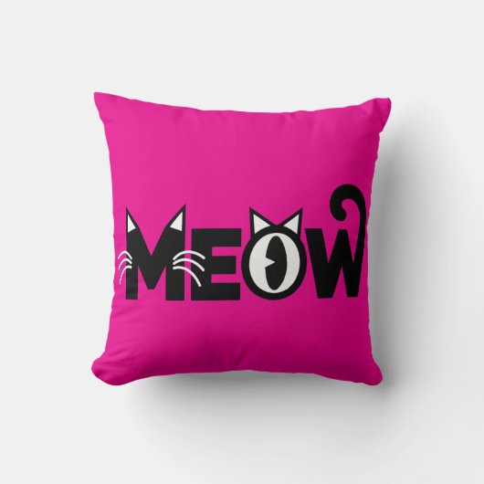 Meow Kussen (Voorkant)