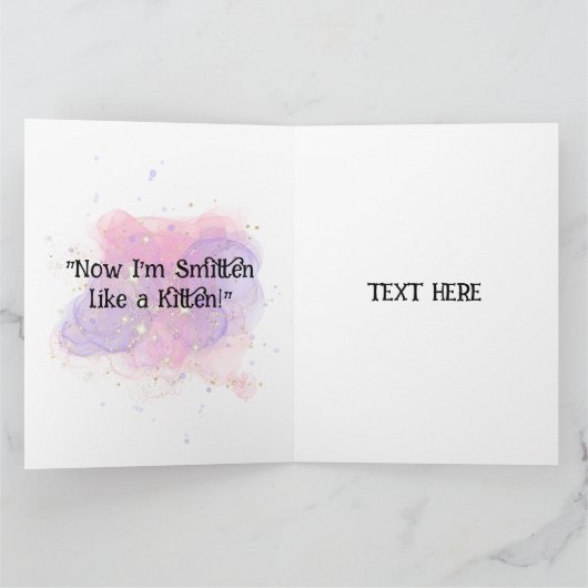 Meow Love Valentijns Kaart (Binnen)