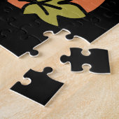 Meow-Loween - Feestelijke Halloween Cat Design Legpuzzel (Zijkant)