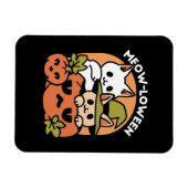 Meow-Loween - Feestelijke Halloween Cat Design Magneet (Horizontaal)
