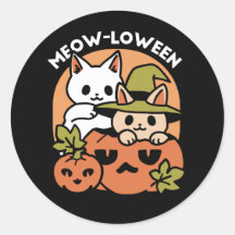 Meow-Loween - Feestelijke Halloween Cat Design