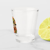 Meow-Loween - Feestelijke Halloween Cat Design Shot Glas (Rechts)