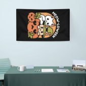 Meow-Loween - Feestelijke Halloween Cat Design Spandoek (Beurs)