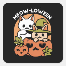 Meow-Loween - Feestelijke Halloween Cat Design