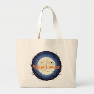 "Meow-loween Magie" Boodschappentas Grote Tote Bag