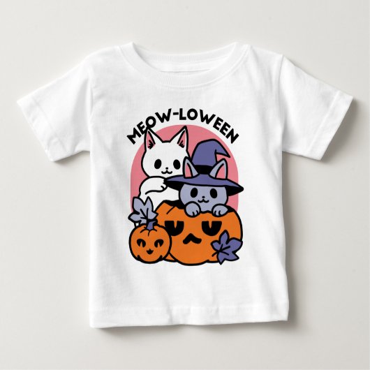 Meow-Loween - Schattige Halloween Cat Design (Voorkant)