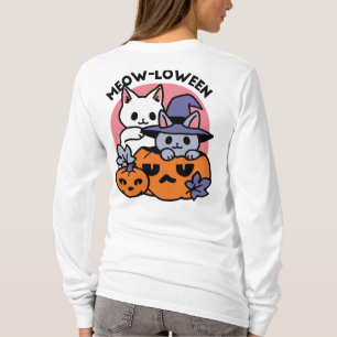 Meow-Loween - Schattige Halloween Cat Design T-shirt