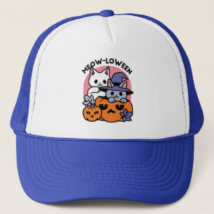 Meow-Loween - Schattige Halloween Cat Design Trucker Pet