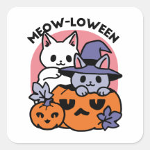 Meow-Loween - Schattige Halloween Cat Design