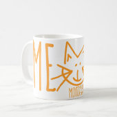 Meow Maandag Koffie Mok (Voorkant links)