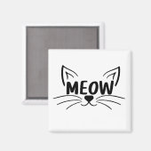 MEOW MAGNEET (Voorkant / Achterkant)