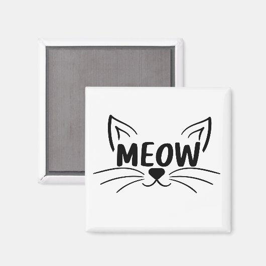 MEOW MAGNEET (Voorkant / Achterkant)