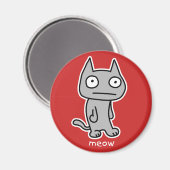 Meow Magnet (Voorkant / Achterkant)
