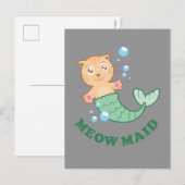 Meow Maid Briefkaart (Voorkant / Achterkant)