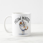 "Meow Maste" Funny Cat Lover's Koffiemok (Links)