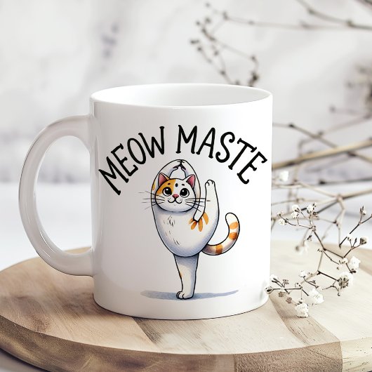 "Meow Maste" Funny Cat Lover's Koffiemok