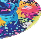 Meow meesterwerken: Optimale Cat Paint Art Snijplank (Hoek)