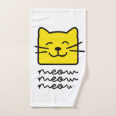 Meow Meow Bad Handdoek (Handdoek)