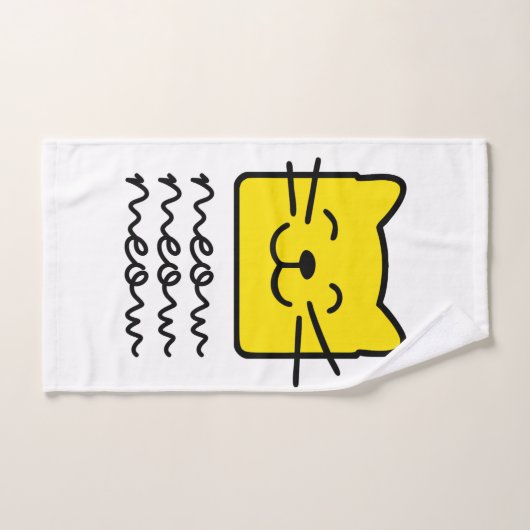 Meow Meow Bad Handdoek (Handdoek)