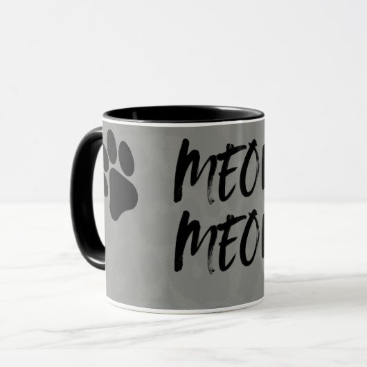 Meow Meow Paw Mug Mok (Voorkant links)